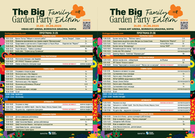 Фестивал „The Big Garden Party“ в Арена София