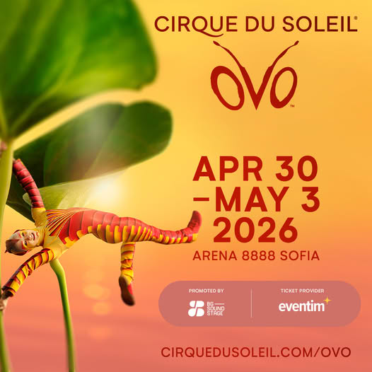 „Цирк дю Солей“ се завръща в България през 2026 година