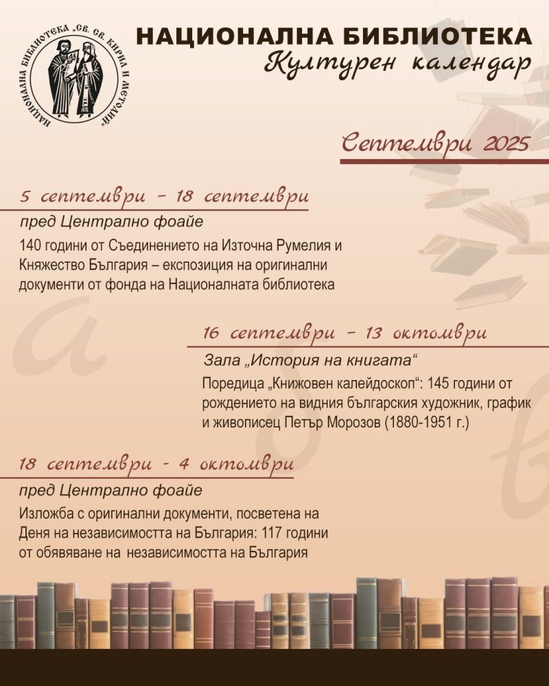 Изложба „140 години от Съединението на Източна Румелия и Княжество България“