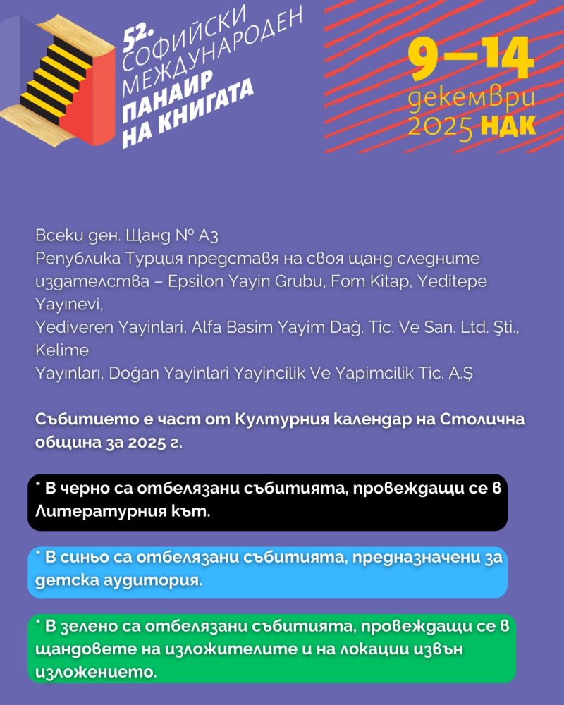 Софийски международен панаир на книгата в НДК