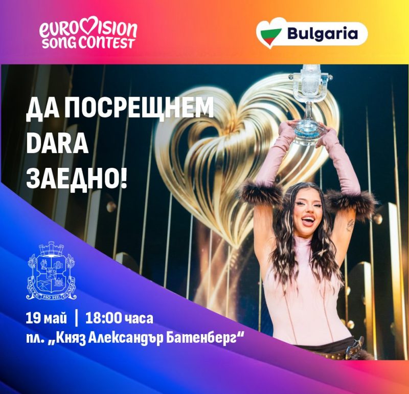 София посреща ДАРА на Площад „Княз Александър Батенберг“