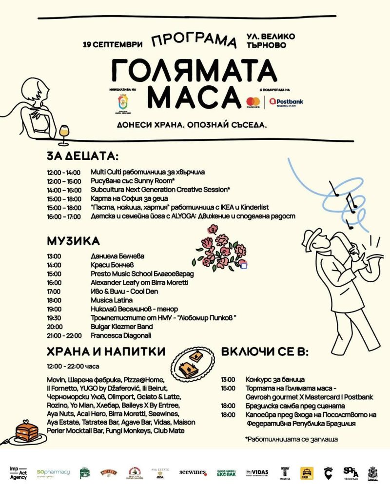 „Голямата маса“ на София 2026